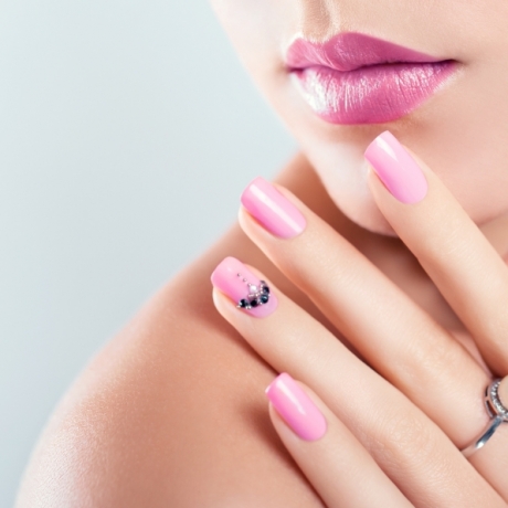 Copertura in Acrygel con Dry Manicure